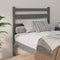 vidaXL - Hoofdbord - 96x4x100 - cm - massief - grenenhout - grijs