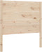 vidaXL - Hoofdbord - 96x4x100 - cm - massief - grenenhout
