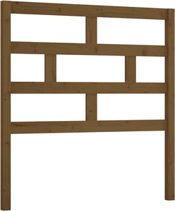 vidaXL - Hoofdbord - 96x4x100 - cm - massief - grenenhout - honingbruin