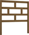 vidaXL - Hoofdbord - 96x4x100 - cm - massief - grenenhout - honingbruin