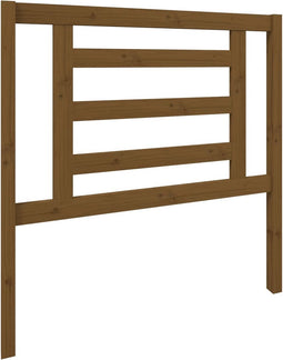 vidaXL - Hoofdbord - 96x4x100 - cm - massief - grenenhout - honingbruin