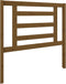 vidaXL - Hoofdbord - 96x4x100 - cm - massief - grenenhout - honingbruin