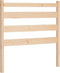 vidaXL - Hoofdbord - 96x4x100 - cm - massief - grenenhout