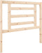 vidaXL - Hoofdbord - 96x4x100 - cm - massief - grenenhout
