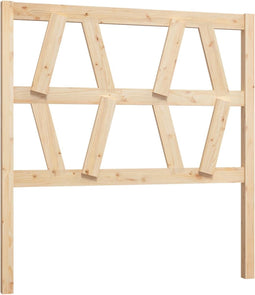 vidaXL - Hoofdbord - 96x4x100 - cm - massief - grenenhout