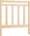 vidaXL - Hoofdbord - 96x4x100 - cm - massief - grenenhout