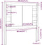vidaXL - Hoofdbord - 96x4x100 - cm - massief - grenenhout