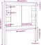 vidaXL - Hoofdbord - 96x4x100 - cm - massief - grenenhout - honingbruin