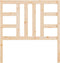 vidaXL - Hoofdbord - 96x4x100 - cm - massief - grenenhout