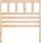 vidaXL - Hoofdbord - 96x4x100 - cm - massief - grenenhout