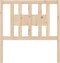 vidaXL - Hoofdbord - 96x4x100 - cm - massief - grenenhout