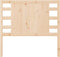 vidaXL - Hoofdbord - 96x4x100 - cm - massief - grenenhout
