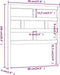vidaXL - Hoofdbord - 96x4x100 - cm - massief - grenenhout