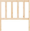 vidaXL - Hoofdbord - 96x4x100 - cm - massief - grenenhout