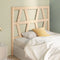 vidaXL - Hoofdbord - 96x4x100 - cm - massief - grenenhout