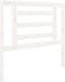 vidaXL - Hoofdbord - 96x4x100 - cm - massief - grenenhout - wit