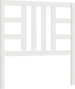 vidaXL - Hoofdbord - 96x4x100 - cm - massief - grenenhout - wit