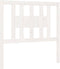 vidaXL - Hoofdbord - 96x4x100 - cm - massief - grenenhout - wit