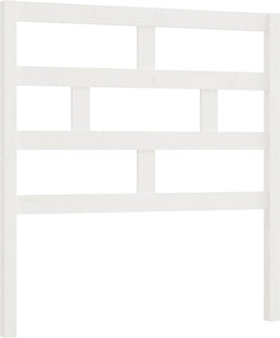 vidaXL - Hoofdbord - 96x4x100 - cm - massief - grenenhout - wit
