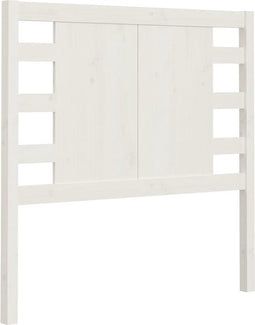 vidaXL - Hoofdbord - 96x4x100 - cm - massief - grenenhout - wit