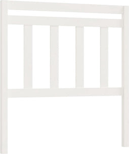 vidaXL - Hoofdbord - 96x4x100 - cm - massief - grenenhout - wit