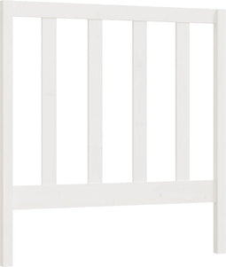 vidaXL - Hoofdbord - 96x4x100 - cm - massief - grenenhout - wit