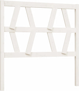 vidaXL - Hoofdbord - 96x4x100 - cm - massief - grenenhout - wit