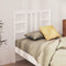 vidaXL - Hoofdbord - 96x4x100 - cm - massief - grenenhout - wit
