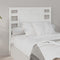 vidaXL - Hoofdbord - 96x4x100 - cm - massief - grenenhout - wit