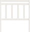vidaXL - Hoofdbord - 96x4x100 - cm - massief - grenenhout - wit