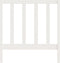 vidaXL - Hoofdbord - 96x4x100 - cm - massief - grenenhout - wit