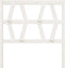 vidaXL - Hoofdbord - 96x4x100 - cm - massief - grenenhout - wit