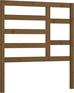 vidaXL - Hoofdbord - 96x4x104 - cm - massief - grenenhout - honingbruin