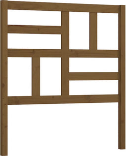 vidaXL - Hoofdbord - 96x4x104 - cm - massief - grenenhout - honingbruin