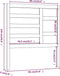 vidaXL - Hoofdbord - 96x4x104 - cm - massief - grenenhout