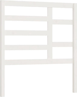 vidaXL - Hoofdbord - 96x4x104 - cm - massief - grenenhout - wit