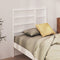 vidaXL - Hoofdbord - 96x4x104 - cm - massief - grenenhout - wit