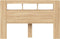 vidaXL - Hoofdbord - met - LED - 160x18,5x103,5 - cm - bewerkt - hout - sonoma - eiken