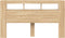 vidaXL - Hoofdbord - met - LED - 180x18,5x103,5 - cm - bewerkt - hout - sonoma - eiken