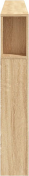 vidaXL - Hoofdbord - met - LED - 200x18,5x103,5 - cm - bewerkt - hout - sonoma - eiken