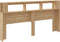 vidaXL - Hoofdbord - met - LED - 200x18,5x103,5 - cm - bewerkt - hout - sonoma - eiken