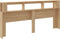 vidaXL - Hoofdbord - met - LED - 220x18,5x103,5 - cm - bewerkt - hout - sonoma - eiken