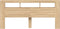 vidaXL - Hoofdbord - met - LED - 220x18,5x103,5 - cm - bewerkt - hout - sonoma - eiken