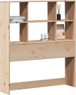 vidaXL - Hoofdbord - met - opbergruimte - 100 - cm - massief - grenenhout