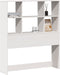 vidaXL - Hoofdbord - met - opbergruimte - 100 - cm - massief - grenenhout - wit