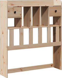 vidaXL - Hoofdbord - met - opbergruimte - 100 - cm - massief - grenenhout