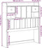 vidaXL - Hoofdbord - met - opbergruimte - 100 - cm - massief - grenenhout - wasbruin