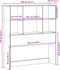 vidaXL - Hoofdbord - met - opbergruimte - 100 - cm - massief - grenenhout - wasbruin
