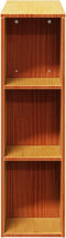 vidaXL - Hoofdbord - met - opbergruimte - 100 - cm - massief - grenenhout - wasbruin