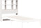 vidaXL - Hoofdbord - met - opbergruimte - 100 - cm - massief - grenenhout - wit